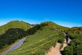 Beautiful scenery at Hehuanshan Main Peak, Wuling, Nantou County, Taiwan Royalty Free Stock Photo