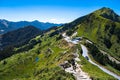 Beautiful scenery at Hehuanshan Main Peak, Wuling, Nantou County, Taiwan Royalty Free Stock Photo