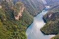 Beautiful scenery from the high of Baofeng lake in China