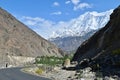 Scenery of Karakoram Highway in Gilgit-Baltistan, Pakistan Royalty Free Stock Photo