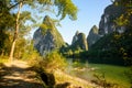 Beautiful scenery of Lijiang River Royalty Free Stock Photo