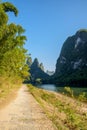 Beautiful scenery of Lijiang River Royalty Free Stock Photo