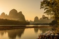 Beautiful scenery of Lijiang River Royalty Free Stock Photo