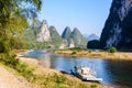 Beautiful scenery of Lijiang River Royalty Free Stock Photo