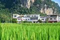 Beautiful Scenery of Local Houses in Mingshi Pastoral