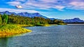 Beautiful scenery and magnificent lakescape Royalty Free Stock Photo