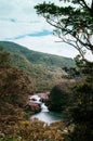 Scenery of Mariyudo waterfall - Iriomote island, Okinawa Royalty Free Stock Photo