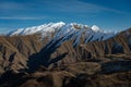 Beautiful scenery of mountains in Central Otago in New Zealand Royalty Free Stock Photo