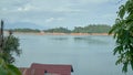 Beautiful Scenery of Nam Ngum Reservoir, Laos Royalty Free Stock Photo