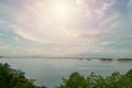 Beautiful Scenery of Nam Ngum Reservoir, Laos Royalty Free Stock Photo