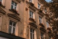 Beautiful scenery of the old city: streets, roofs, sights, doors Royalty Free Stock Photo