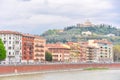 Beautiful Scenery of Old Town Verona and the Adige River