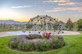 Beautiful scenery on a park in Daybreak Utah Royalty Free Stock Photo