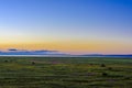 The beautiful scenery of Qinghai lake at sunset, Heimahe township, Qinghai province, China Royalty Free Stock Photo