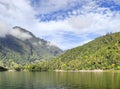 Beautiful Scenery of Sarangan Lake, which is known as Telaga Sarangan in Magetan City, East Java Indonesia Royalty Free Stock Photo