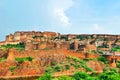 Beautiful Scenery Scenic Panoramic View of Mehrangarh Fort in Jodhpur, Rajastan Region, India Royalty Free Stock Photo