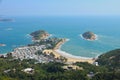 Beautiful Scenery of Shek O as Seen from Dragon Back Hiking Trail, Hong Kong