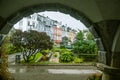 A beautiful scenery on the streets of Bergen, Norway.