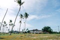 Beautiful scenery traditional fisherman village located in Terengganu, Malaysia