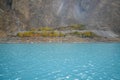 Attabad lake in autumn season. Gojal, Hunza Valley. Gilgit Baltistan, Pakistan Royalty Free Stock Photo