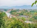 Beautiful scenery view on Tham Chang cave Vangvieng City Laos.