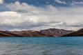 Beautiful scenery of the Yamdrok lake in Gongga County, Tibet, China Royalty Free Stock Photo