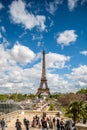 beautiful scenes around eiffel tower in paris Royalty Free Stock Photo