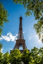 beautiful scenes around eiffel tower in paris Royalty Free Stock Photo