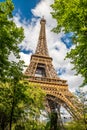 beautiful scenes around eiffel tower in paris Royalty Free Stock Photo