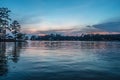 Beautiful scenes on lake wateree in south carolina