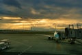 Beautiful scenic of kansai international airport