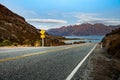 Beautiful scenic of lake hawea southland new zealand Royalty Free Stock Photo