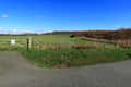 Beautiful scenic landscape in the North Kent countryside Royalty Free Stock Photo