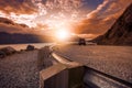 Beautiful scenic ,look out of lake wakatipu queenstown south isl