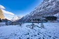 Beautiful scenic of Sogne fjord in Norway from Gudvagen to Flam