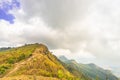 Beautiful scenic on the top of Phu Chi Duen Forest Park Royalty Free Stock Photo