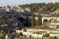 Beautiful scenic view of a bridge in ancient town Gravina in Puglia, Italy