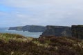 Beautiful scenic view of the cliffs of moher Royalty Free Stock Photo