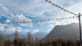 Beautiful scenic view of colorful in Nubra Valley, Leh district, Ladakh range, Jammu & Kashmir, Northern India Royalty Free Stock Photo