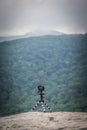 Beautiful scenic views at rought ridge north carolina overlook Royalty Free Stock Photo