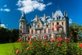 Beautiful Schadau Castle in the Thun city Royalty Free Stock Photo