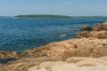 Beautiful Schoodic Bay in Northern Maine and the hundreds of lob