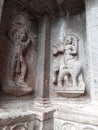 Beautiful Scluptur Art work on ancient temple of Parshuram inIndia