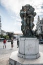 The beautiful sculpture Abundancia Os Meninos is located in the beautiful Liberdade square, along Avenida dos Aliados