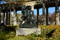 Beautiful sculpture near the Old Museum Altes Museum in Berlin