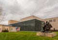 Beautiful sculptures in front of Colorado Springs Fine Arts Center at Colorado College