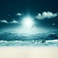 Beautiful sea. Royalty Free Stock Photo