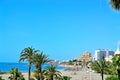 beautiful sea beach in Benalmadena, Costa del Sol