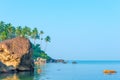 Beautiful sea and the beach near equator