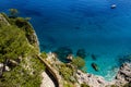 Beautiful sea in Capri - Italy Royalty Free Stock Photo